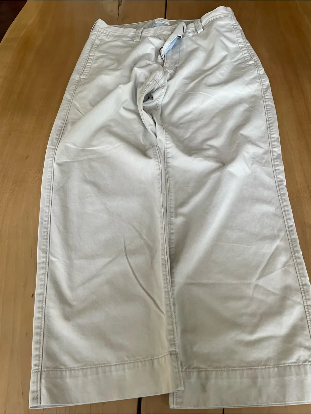 GAP Men's Cream Straight-Leg Chinos